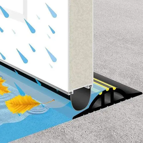 garage door seal diagram