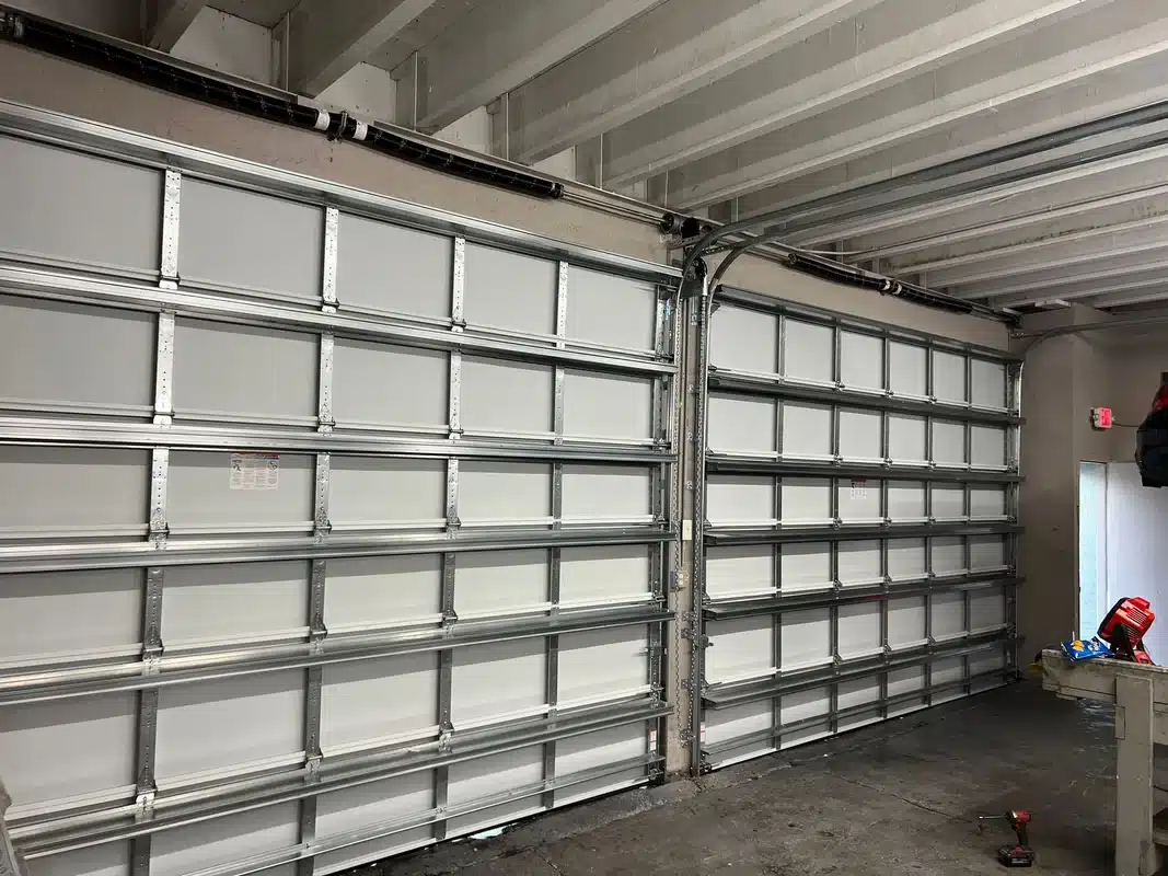 residential garage door support golden oak